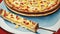 Cheese Strainer Beauty A Celebration of National Cheese Pizza Day.AI Generated