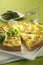 Cheese and vegetable quiche