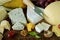 Cheeseboard with assorted cheeses