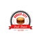 Cheeseburger hamburger fast food cafe vector icon