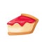 Cheesecake slice icon