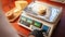 cheesemaker weighs cheese on scales, home production, business. sale