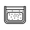 cheesemaking factory equipment line icon vector illustration