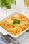 Cheesy vegetable casserole