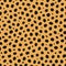 Cheetah animal print vector seamless pattern