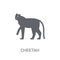 Cheetah icon. Trendy Cheetah logo concept on white background fr