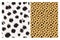 Cheetah Skin Seamless Pattern Round Cheetah Spots Print