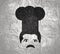 Chef abstract icon.