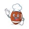 Chef American football character cartoon