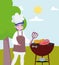 chef barbecue picnic
