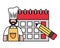 Chef calendar labor day