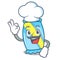 Chef candy character cartoon style