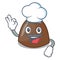 Chef chocolate candies character cartoon