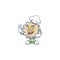 Chef gear machine cartoon character with mascot