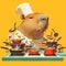 Chef Hamster in Action