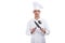 Chef. Isolated over white background