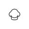 Chef line icon vector design