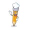 Chef pencil isolated with in the mascot