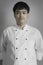 Chef portrait, Asian young chef.