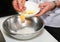 Chef preparing dough