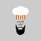 Chef`s hat with beard. Master Chef logo