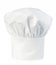 Chef\'s hat close-up isolated on a white background.