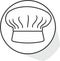 Chef vector icon restuarant serving