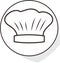 Chef vector icon restuarant serving