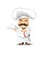 Chef vector illustration for animation, games, different poses, kitchen