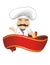 Chef vector illustration for animation, games, different poses, kitchen