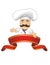 Chef vector illustration for animation, games, different poses, kitchen