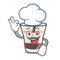 Chef white russian character cartoon