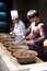 The chefs prepare traditional Chinese food