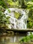 Cheile Nerei Beusnita waterfall in the National Park Nera Gorges