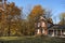 Chellberg home ,autumn, Indiana Dunes State Park