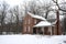 Chellberg house in winter