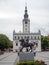 Chelmno, Poland, the old town hall and the statue of lancer on horseback