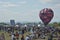 Cheltenham, United Kingdom - June 22, 2019 - Crowd at anual hot air baloon festival