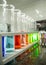 Chemical beaker color liquid