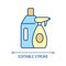 Chemical cleansers RGB color icon