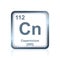 Chemical element copernicium from the Periodic Table