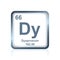 Chemical element dysprosium from the Periodic Table