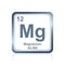 Chemical element magnesium from the Periodic Table