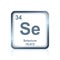 Chemical element selenium from the Periodic Table