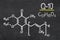 Chemical formula of coenzyme q10