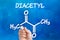 Chemical formula of Diacetyl