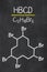 Chemical formula of HBCD