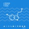 Chemical formula icon. Serotonin