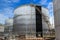Chemical industry with fuel storage tank