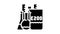 chemical inventory food additives glyph icon animation